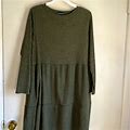 Ceny Dresses | Long Sleeve Green Dress | Color: Green | Size: L