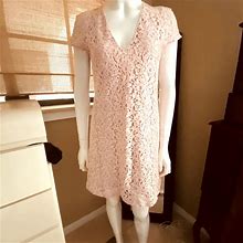 Zara Dresses | Zara Blush Pink Floral Printed Embroidered Sheath Dress Sz Xs | Color: Pink | Size: Xs