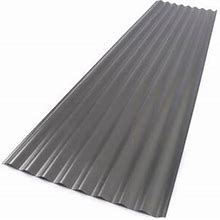 Suntop 26 in. X 8 ft. Foamed Polycarbonate Corrugated Roof Panel In Castle Grey 108974 ,