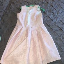 Minuet Petite Dresses | Pink Mini Fit Flare Dress | Color: Pink/White | Size: M