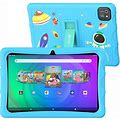 Contixo 10" Android Kids Tablet 64GB, (2023 Model) Includes 80+ Disney Storybooks, Kid-Proof Case - Blue