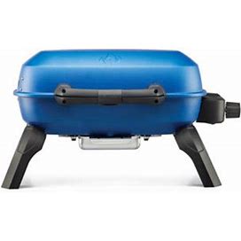Napoleon Travelq 240 Portable Propane Gas Grill, Blue Cast Iron/Steel In Blue/Gray | 45.5 H X 48.75 W X 25 D In | Wayfair