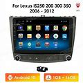 Android 10 Quad Core 10.1"" Car Radio GPS Navigation For Lexus IS250 350 2006-12