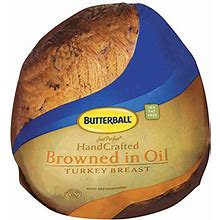 Butterball Just Perfect Hand Crafted Browned In Oil Skinless Turkey Breast, 8 Pound -- 2 Per Case.