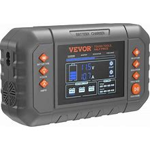 VEVOR Smart Battery Charger 20-Amp Lithium Lifepo4 Lead-Acid (AGM / Gel / SLA) Car Battery Charger With Lcd Display Trickle Charger Maintainer