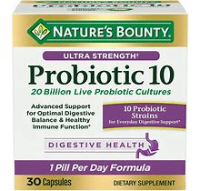 Nature's Bounty Probiotic 10 Capsule - 30Ct