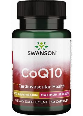 Swanson Ultra Coq10 - Maximum Strength Supplement Vitamin | 200 Mg | 30 Caps