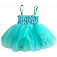 Musuos Baby Girl Dress Adjustable Halter Princess Party Dresses Wedding Party Ball Gown