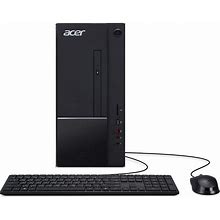 Acer Aspire TC-865-UR14 Desktop, 9th Gen Intel Core I5-9400, 8GB DDR4, 1TB 7200RPM HDD, 8X DVD, 802.11Ac Wifi, USB 3.1 Type C, Windows 10 Home