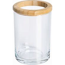 Spa Glass Toothbrush Holder - Clear - Toothbrush Holder