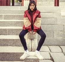 Korean Fashion King's Clothes Gonryongpo Dragon Pattern Bomber Jacket