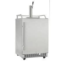 Danby Silhouette Professional 5.5 Cu. Ft. Outdoor Rated Keg Cooler In Stainless Steel