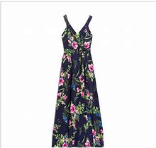Le Lis Dresses | Nwt Le Lis Ranada Faux Wrap Knit Maxi Dress | Color: Blue | Size: L