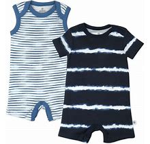 Honestbaby Multipack Short Romper Sets And Dresses 100% Organic Cotton For Infant Baby And Toddler Boys, Girls, Unisex