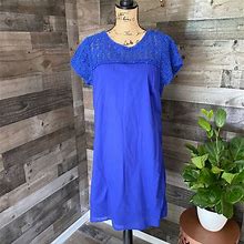 Gap Dresses | Gap Mosaic Blue Crochet Dress | Color: Blue | Size: M
