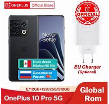 Original Oneplus 10 Pro 10Pro 5G Global Rom 8GB 128GB Snapdragon 8 Gen 1 CPU 80W Fast Charging