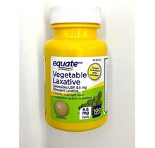 Equate Natural Vegetable Laxative, Sennosides 8.6 Mg Tablets, 100-Count Bottle By Equate
