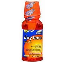 Sunmark Day Time Cold & Flu Relief Non Drowsy Liquid Gluten Free 8 Oz Pack Of 6