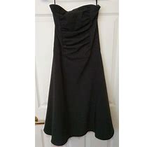 Ruby Rox Black Juniors Strapless Dress With Pink Tool Bottom Size 3
