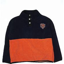 NFL Fleece Jacket: Orange Jackets & Outerwear - Kids Girl's Size X-Large
