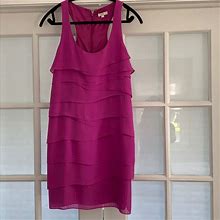 Shoshanna Dresses | Shoshanna Tiered Dress | Color: Purple | Size: 4