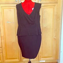 Torrid Dresses | Torrid Peplum Dress | Color: Black | Size: 18