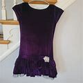 Royal Couture Dresses | Youth Girls Velvet Dress Size 8 | Color: Purple | Size: 8G