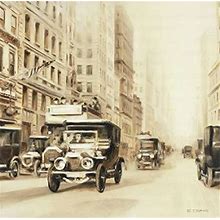 Posterazzi Old Street Usa Poster Print By E Denis 12 X 12