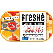 2-Pack Freshe Gourmet Tuna Meal, Sicilian Caponata 4.25 Oz Can