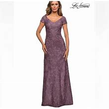 La Femme 27915 Lace Mother Of Bride Dress Size In Dusty Lilac Size 8