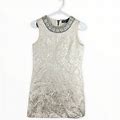 Topshop Petite Dresses | Topshop Petite Jacquard Beaded Sheath Dress Cream | Color: Cream/White | Size: 4
