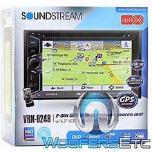 Soundstream Vr-624B Double 2 DIN Dvd/Cd/Mp3 Player 6.2" LCD Bluetooth USB SD