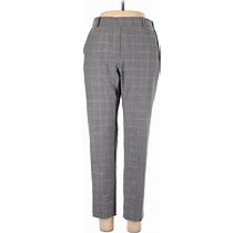 Peserico Wool Pants - High Rise: Gray Bottoms - Women's Size 44 Tall