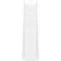 12 STOREEZ - Matte-Finish Sleeveless Midi Dress - Women - Polyester/Polyester - XS - White