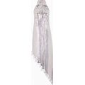 Rabanne - Metallic-Finish Halterneck Dress - Women - Aluminium - 38 - Silver