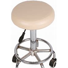Removable Round Bar Stool Covers PU Leather Bar Stool Seat Covers Waterproof Bar