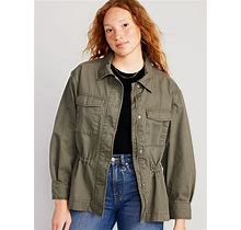 Old Navy Cinched-Waist Utility Jacket For Women