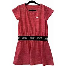 Nike DRI-FIT Pink Black A-Line Dress Girls 4. Nike. Pink. Dresses.
