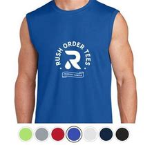 Sport-Tek Sleeveless Competitor T-Shirt In True Royal Size Large 100% Polyester | Rushordertees | Sample