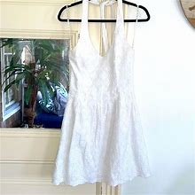 Lilly Pulitzer Dresses | Lilly Pulitzer White Lace Accented Dress Size 6 Worn Only For Graduation Photos! | Color: White | Size: 6
