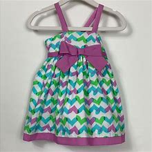 Penelope Mack Dresses | Nwt Penelope Mack Girls Sun Dress 3/6m | Color: Blue/Green/Purple/White | Size: 3-6Mb