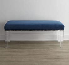 Massoud Water's Edge 50L Bench, Teal, Living Room Seating Benches