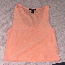 Forever 21 Tops | Forever 21 Terry Cloth Tank | Color: Orange | Size: M