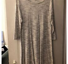 Marshalls Dresses | A Line Long Sleeve Dress | Color: Gray | Size: L