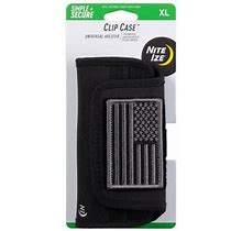 Nite Ize 3010756 Cell Phone Case With Clip For Universal, Black - Extra Large