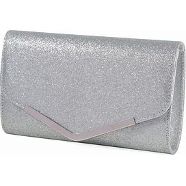 Glitter Crossbody Bag For Women, Luxury Envelope Clutch Purse, Fashion Shiny Evening Bag For Party Prom Banquet,Silvery,$14.99,Solid,All-New,Temu