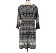 Marina Casual Dress: Gray Dresses - Women's Size Large