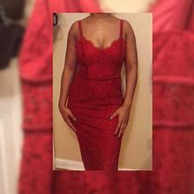 Express Dresses | Stunning Lace Dress | Valentines Day | Color: Red | Size: 0