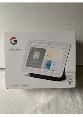 Google Nest Hub 2nd Gen. 7" Smart Display - Open Box - Never Used