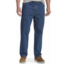 Big & Tall Men's Harbor Bay Athletic-Fit Jeans - Dark Wash - Size 48 X 34